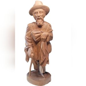 Hand-carved Wood Sculpture